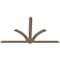 Ekena Millwork Redmond Smooth Timber Gable Bracket, Douglas Fir, 108"W x 63"H x 1 1/2"D x 5 1/2"F, 14/12 Pitch GBW108X63X0206RED00SDF - alternate 4